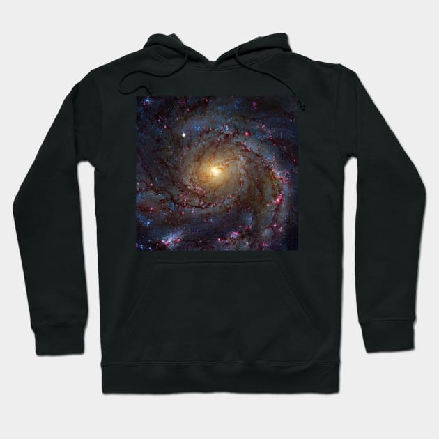 Pinwheel Galaxy, HST image (C030/0050) Hoodie by SciencePhoto